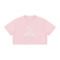 Women's Mineral Wash Cotton Crop T-Shirt
