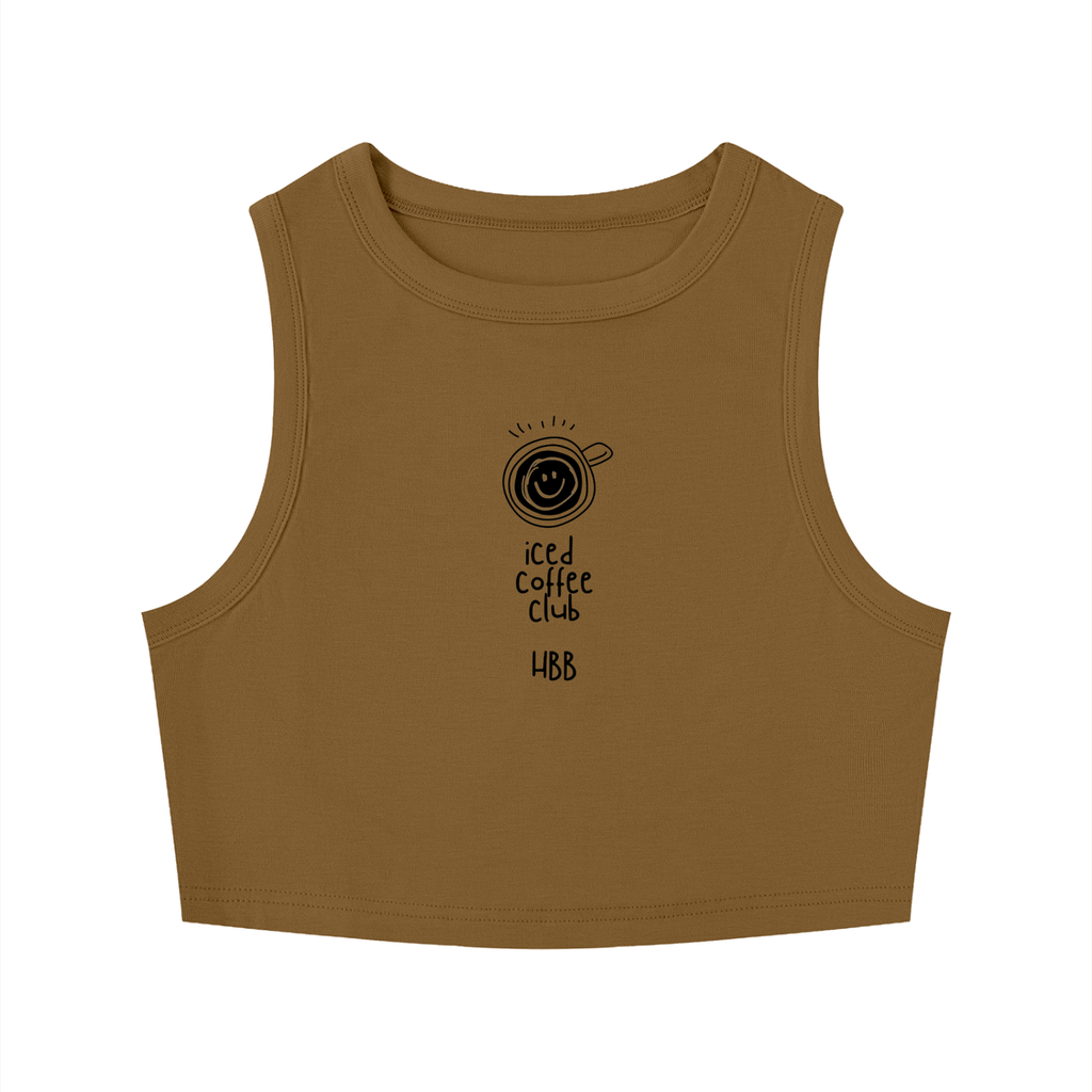 Women's Tight Crewneck Crop Tank Top