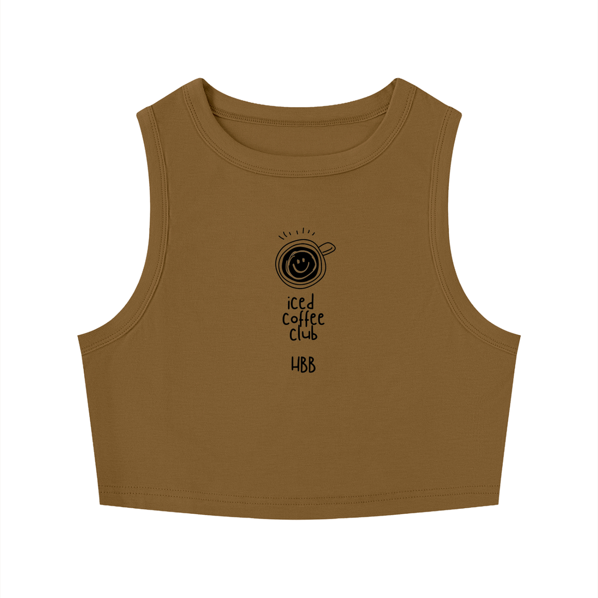 Women's Tight Crewneck Crop Tank Top