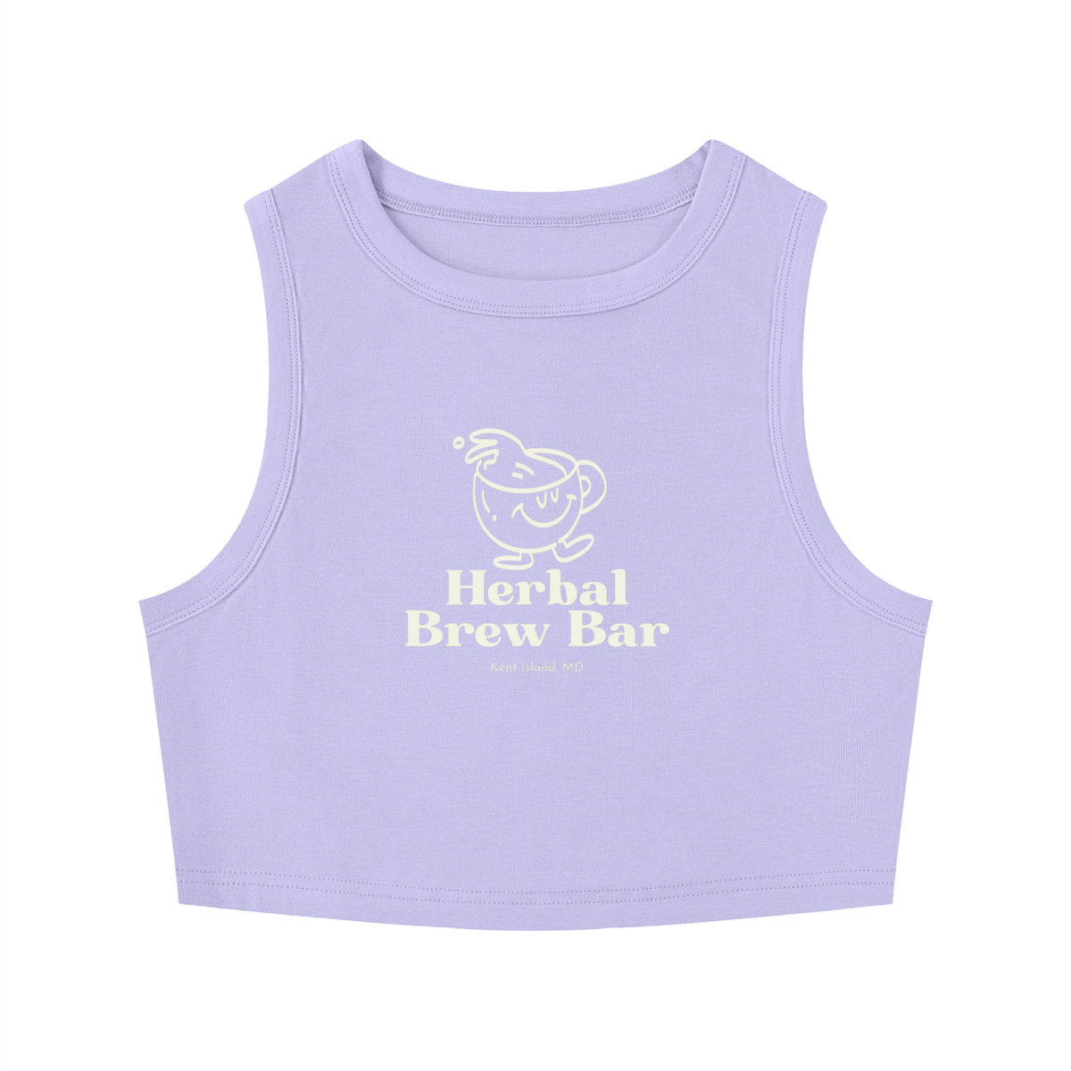 Women's Tight Crewneck Crop Tank Top