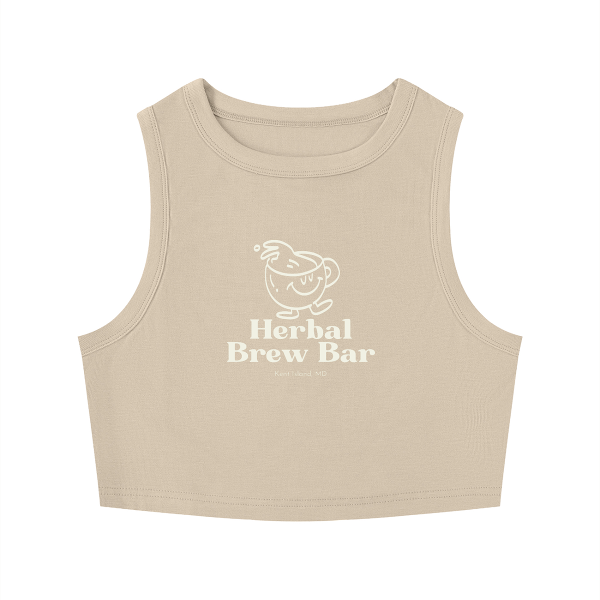 Women's Tight Crewneck Crop Tank Top
