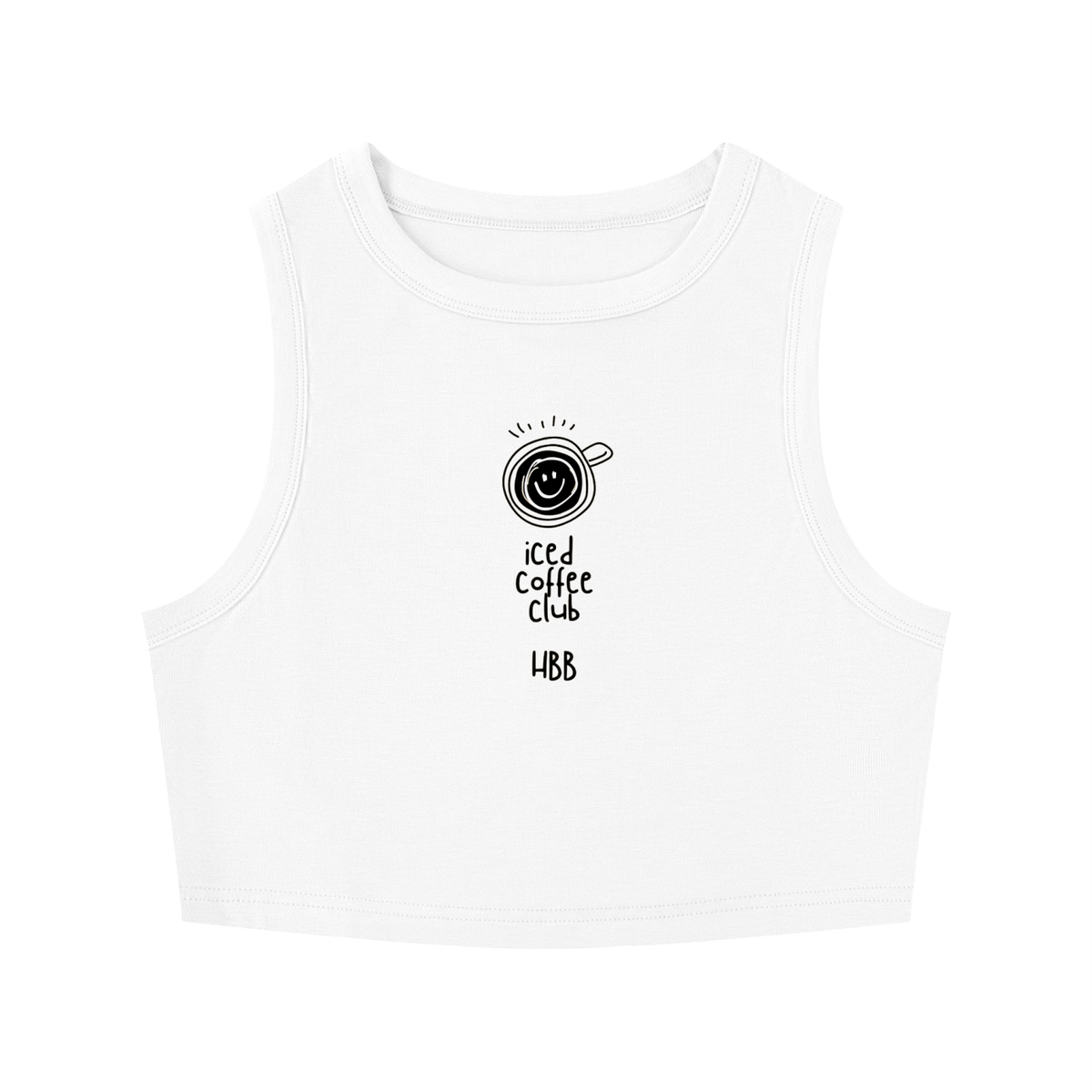 Women's Tight Crewneck Crop Tank Top