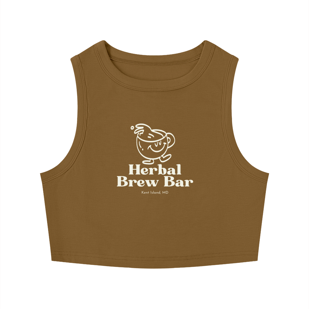 Women's Tight Crewneck Crop Tank Top