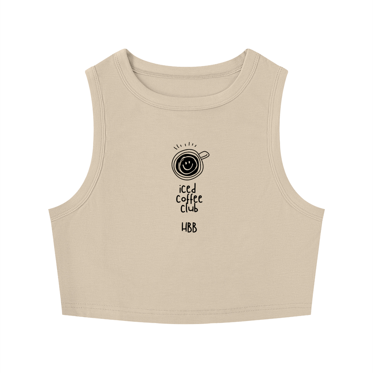 Women's Tight Crewneck Crop Tank Top